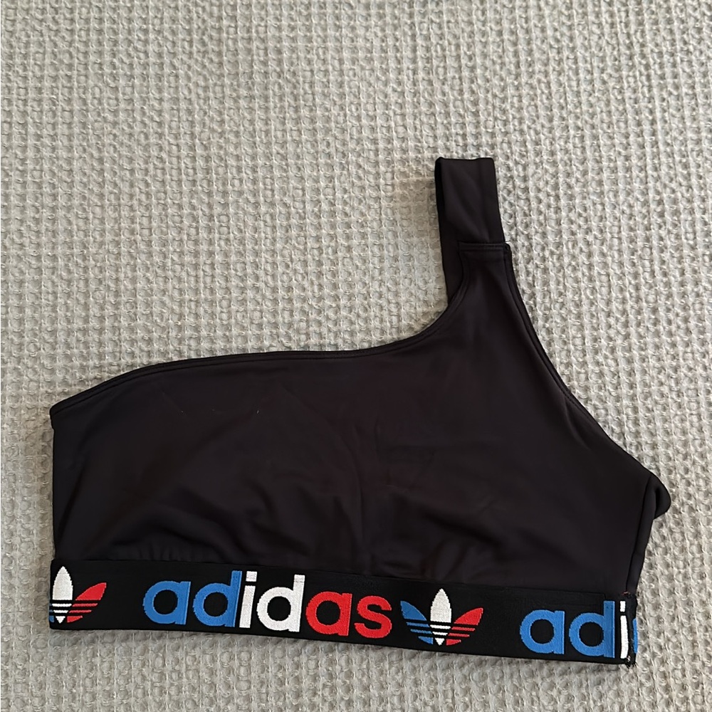 Adidas one shoulder sports bra
